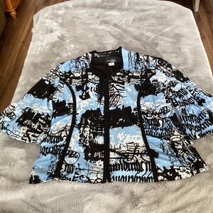 EUC made in Canada Belissima blue and black jacket size XL